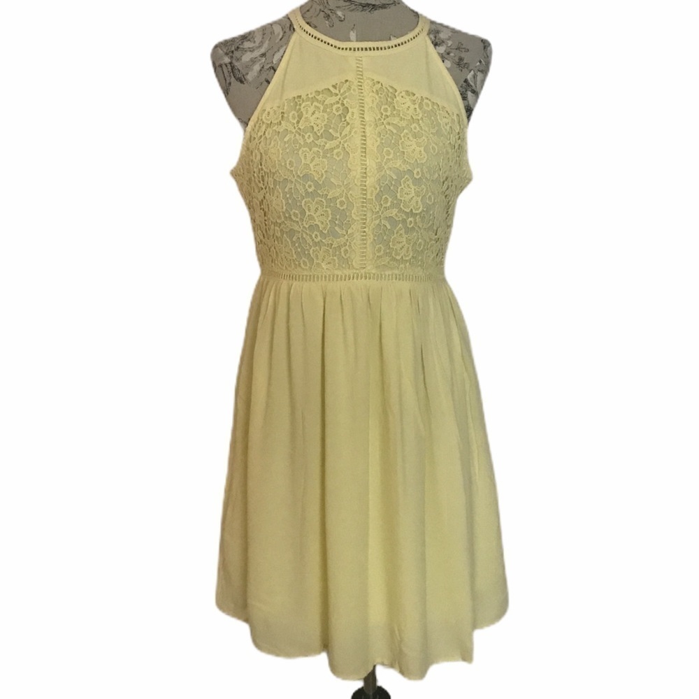 🆕 Doe & Rae Yellow Dress L